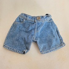 Build-A-Bear Denim Blue Jeans Elastic Waist Tail Hole 2009