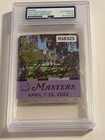 Scottie Scheffler Signed Autographed 2022 Masters Badge PSA/DNA Full Signature