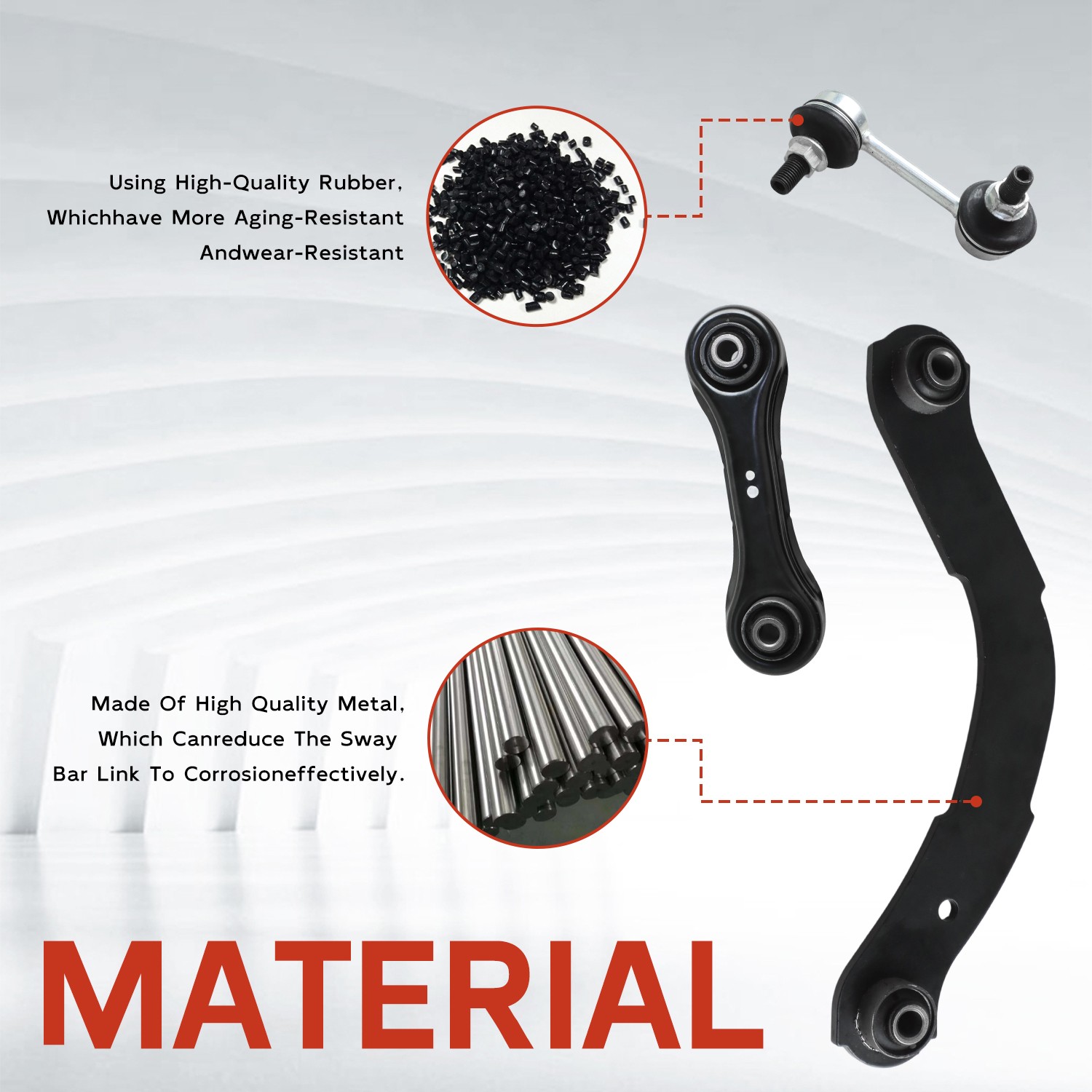 Control Arm Rear Upper Lower Set 4 for Mitsubishi Outlander Lancer 2007 ...