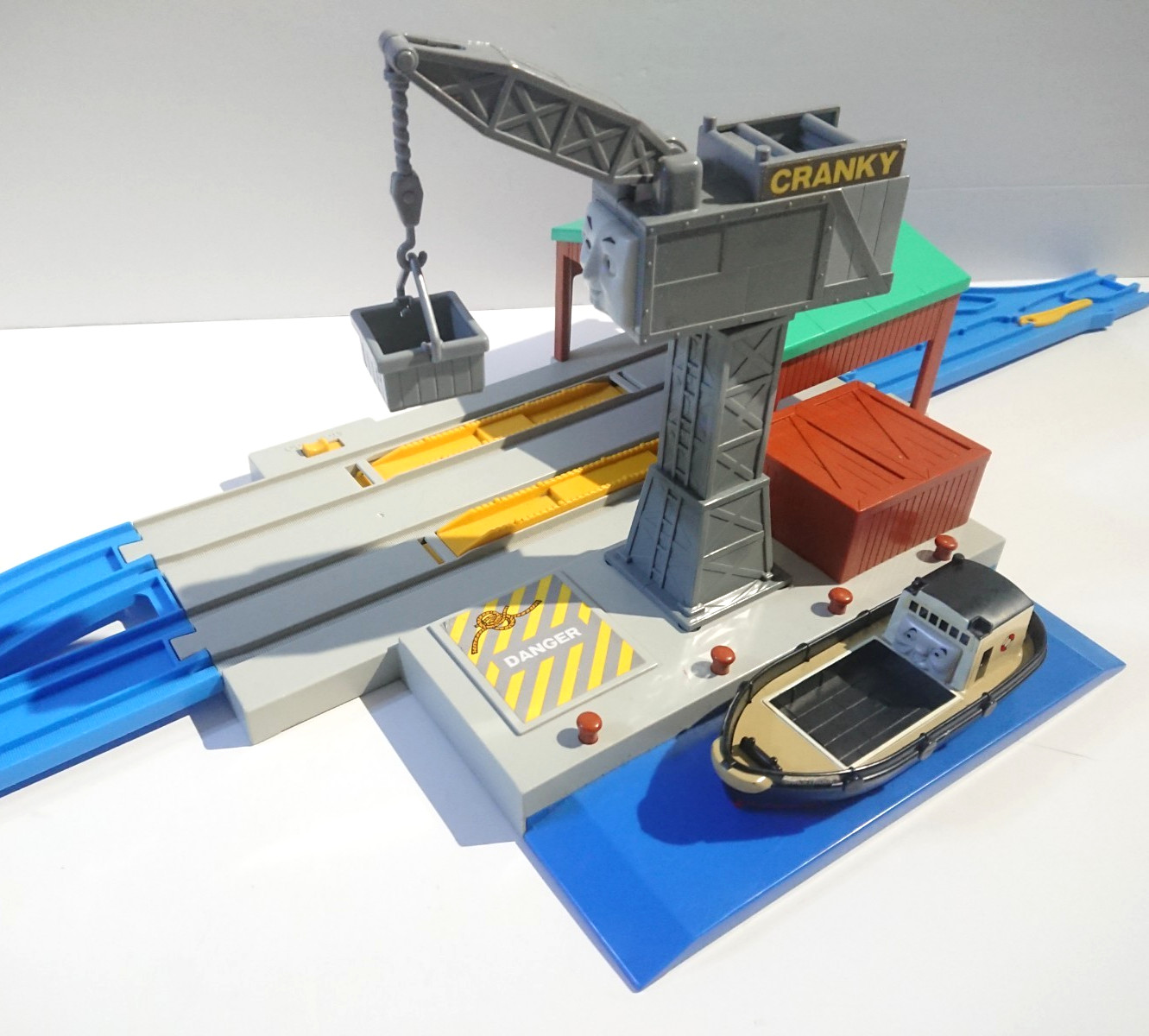 Tomy Thomas Trackmaster Cranky the Crane At The Docks Thomas & Friends Set 1999