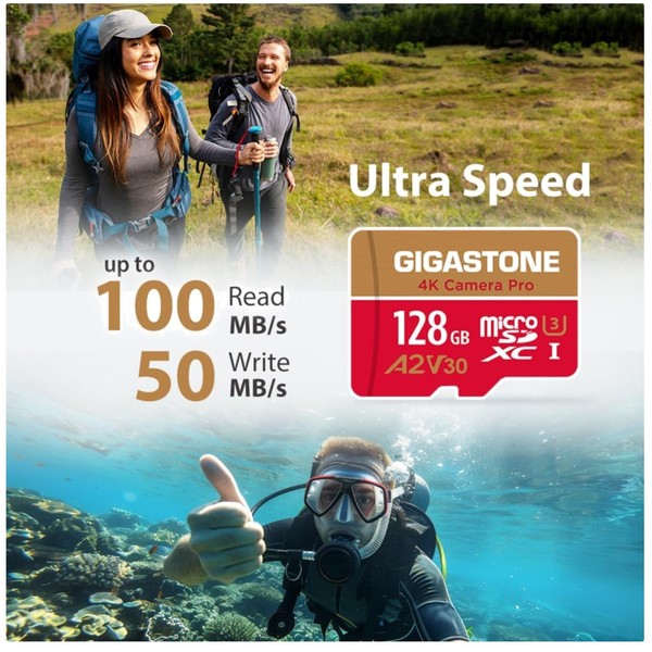 Tarjeta Micro SD V30 UHS-I U3 A2 128GB para DJI, Nintendo-Switch