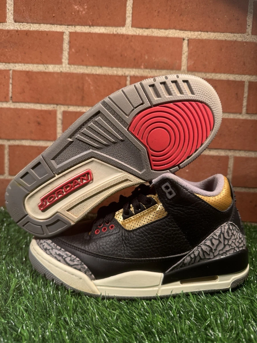 Las mejores ofertas en Jordan 3 Retro Mid Black Gold W | eBay
