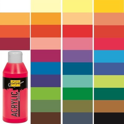 (26 EUR/l) 250 ml SOLO GOYA Künstler-Acrylfarbe KREUL hochpigmentiert