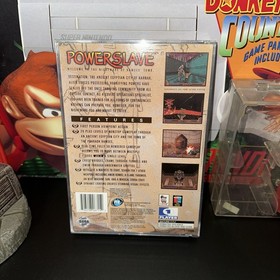 Authentic PowerSlave 1996 Sega Saturn CIB Complete Video Game w/ REG CARD