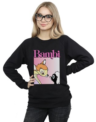 Disney Damen Bambi Nice To Meet You Sweatshirt