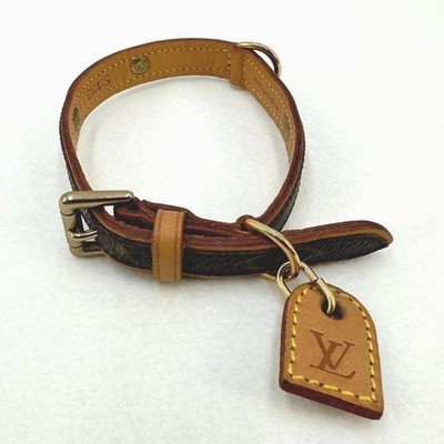 LOUIS VUITTON Collier Baxter M58072 Hundehalsband Monogram LV PM SL0014