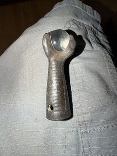 Antique Victorian Ball Claw Cast Iron Primitive Glass Table Leg Feet Hardware