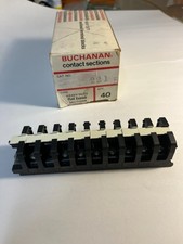 Buchanan Sectional Terminal Blocks 221. 40 sections per box. heavy duty, AC/DC