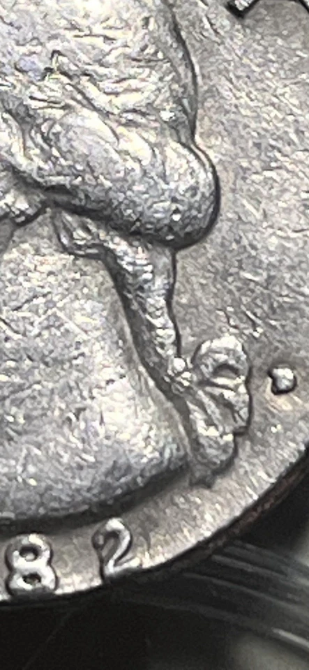 1982-D Quarter Filled Mint Mark - Image 2 of 4