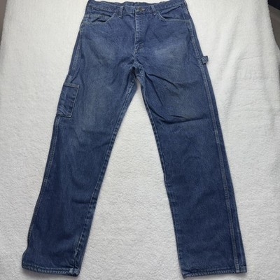 Bulwark FR Jeans Mens 35x35 Blue Flame Resistant Workwear Utility Cotton Pants