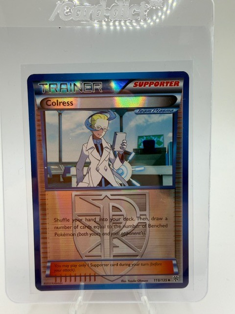 Colress Team Plasma 118/135 Reverse Holo Pokémon Plasma Storm NM