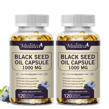 Premium Black Seed Oil Capsule Extra Strength Cold Pressed Nigella Sativa