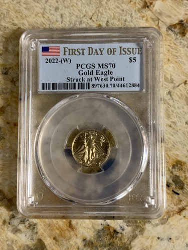 2022 W $5 PCGS MS70 Gold eagle