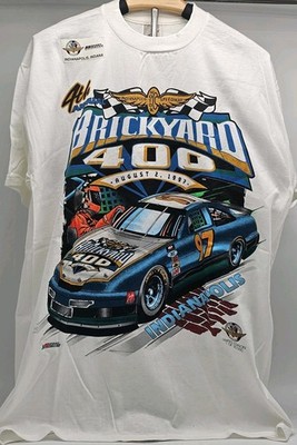 Vintage 1997 Brickyard 400 Racing T-Shirt Indianapolis Speedway | eBay