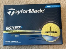 Taylor Made Distance Golf Balls Yellow, 12 Golf Ball 