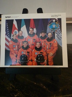 Crew Of Space Shuttle Mission STS-46 Official NASA 8x10 Photo