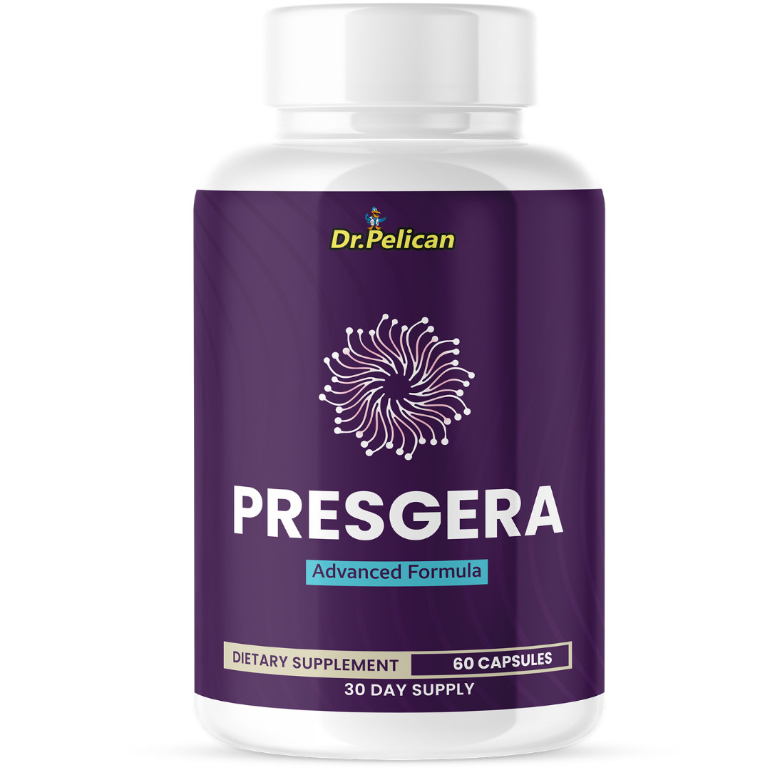 Presgera- Nootropic Supplement– Brain Health & Nerve Support- 1 Bottle