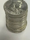 1963-D Benjamin Franklin Half Dollar, 90% Silver, BU, By REEDERSONG