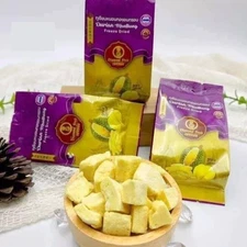 Monthong Durian Vacuum Freeze Dried 3-Pack Premium Thai 3x10g ทุเรียน หมอนทอง