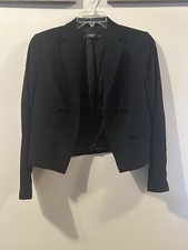 Mango Basic Blazer Open Front Long Sleeve Size M