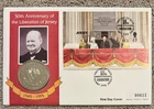 1995 Jersey £2 In FDC 1 Stamp Pictorial Pane Liberation Of Jersey 50 Anniv 00611