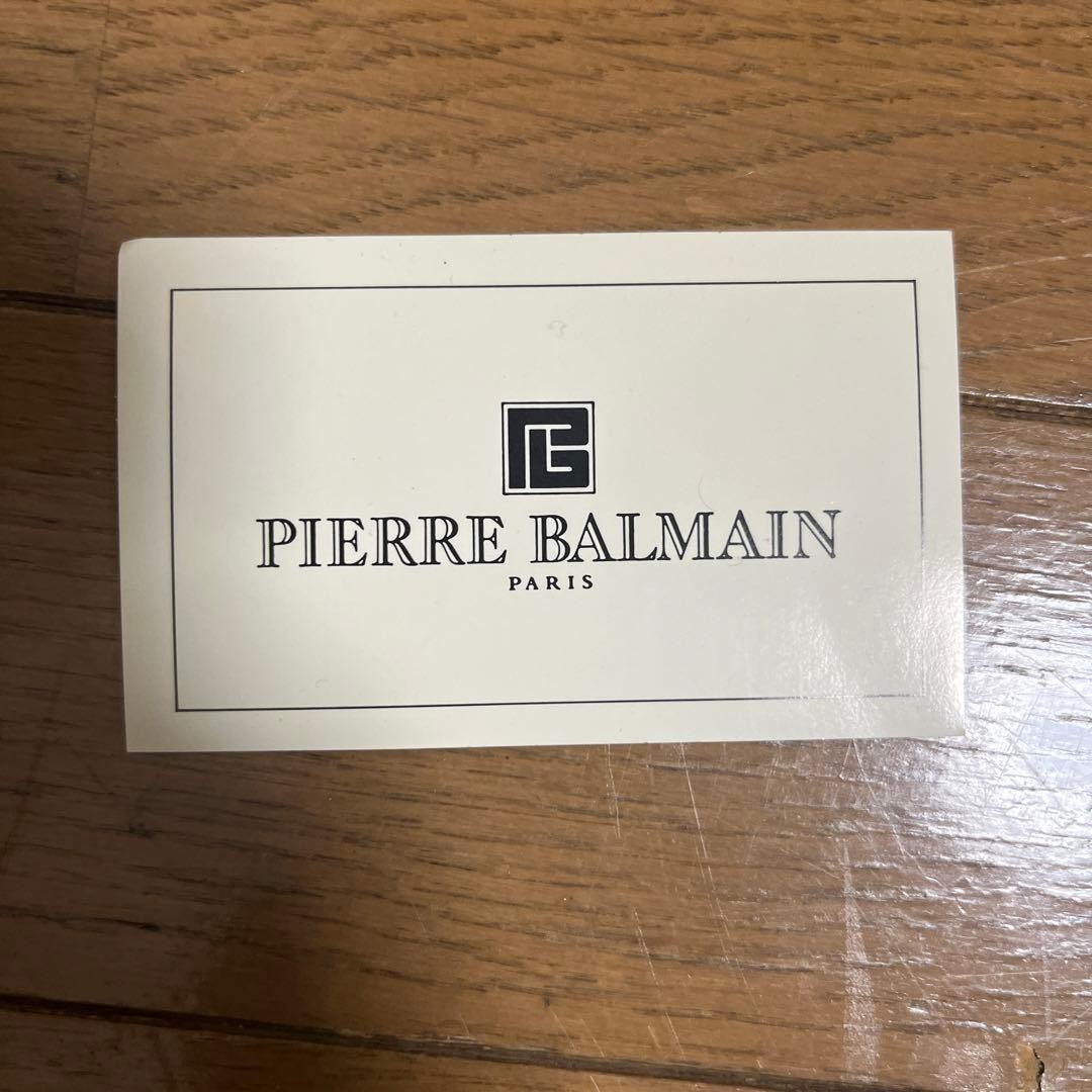 Pierre Balmain Silver Tone Chain Shoulder Bag Purse in Off-white USED Good Cond  thumbnail 3