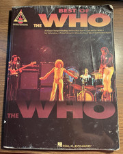 Best of The Who Guitar Tab Book Softcover Book