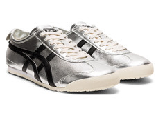 Onitsuka Tiger MEXICO 66 1183B566 020 PURE SILVER/BLACK New in Box from Japan