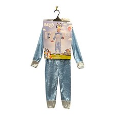 Disguise Bluey Costume Kids Bluey Character Outfit w Jumpsuit and Mask Sz 3T-4T