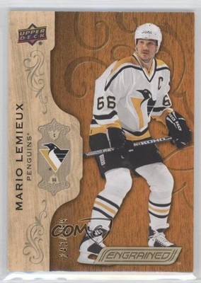2018-19 Upper Deck Engrained Legends 243/299 Mario Lemieux #40 HOF 2a8