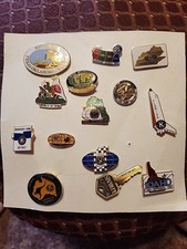 Vintage Kiwanis Enameled International Pinback Lapel Pins state & district