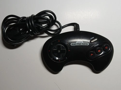 Vintage Saga Genesis 3 Button Controller Model 1650 From 1990’s. Non- Tested