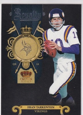 FRAN TARKENTON 2011 Panini Crown Royale #7 Vikings | eBay