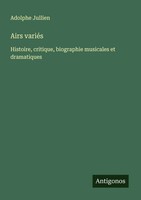 Adolphe Jullien | Airs VariéS | Taschenbuch | FranzöSisch (2025)