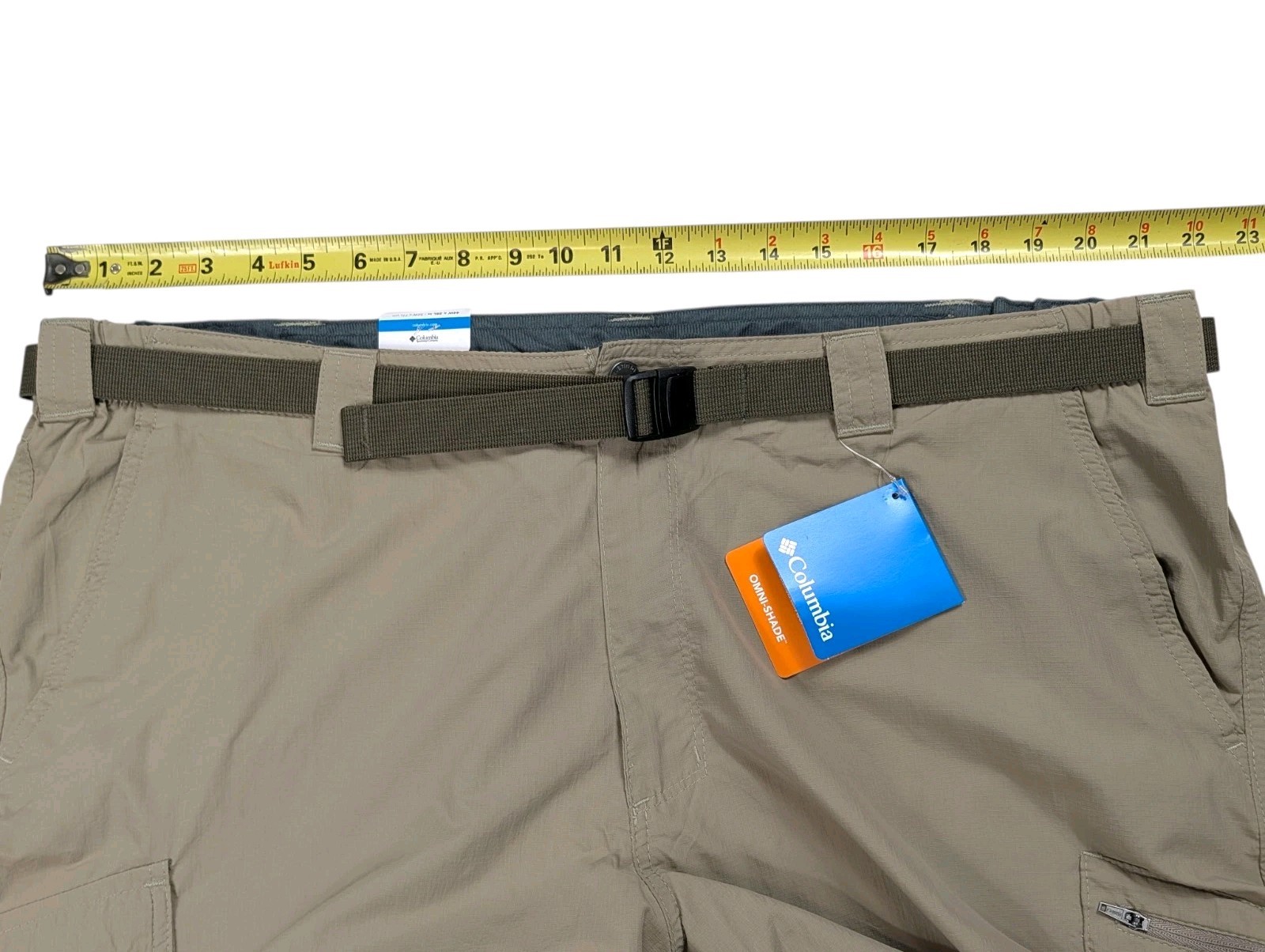 NEW Columbia Silver Ridge Convertible Cargo Pants Men 44x28* Omni-Shade Khaki thumbnail 13