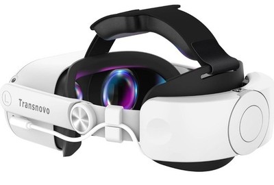 Compatible with Oculus Quest 2 6000mAh Battery Head Strap One-Button Retractable