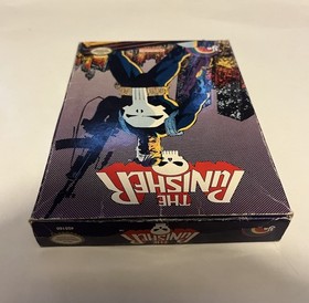 The Punisher (Nintendo NES, 1991) Box And Cart