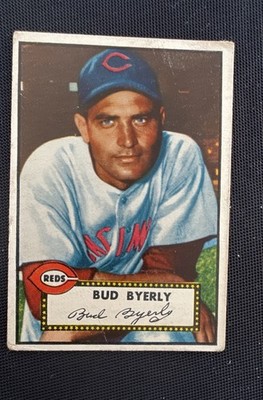 1952 Topps - Bud Byerly #161 White Back (RC)