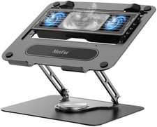 Laptop Cooling Stand with Detachable Thermoelectric Cooler, Adjustable Height...