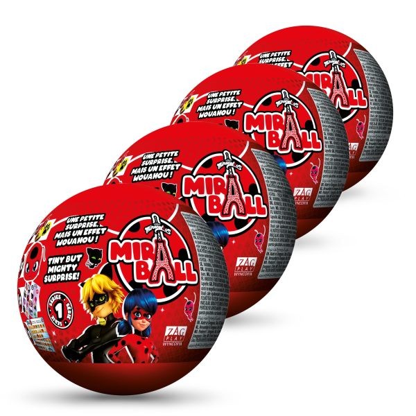Miraculous Ladybug MiraBall - 3-in-1 Surprise Blind Box Toys for