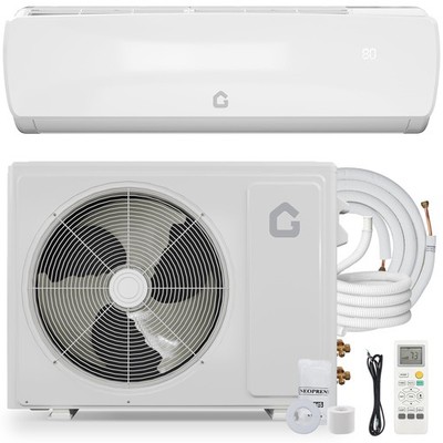 9000 BTU Mini Split Air Conditioner & Heat Pump 19 SEER2 Inverter  450 Sq.Ft NEW