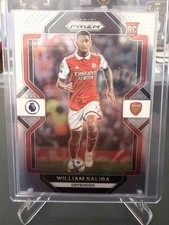 William Saliba RC ARSENAL #167 2022-23 Panini Prizm + BONUS CARDS