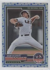 2023 Panini USA Baseball Stars & Stripes Stars Prizm Adam Hachman #51 0a3
