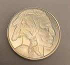 *1 OZ .999 SILVER ROUND INDIAN HEAD BUFFALO BISON LIBERTY BULLION HIGHLAND MINT*