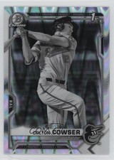 2021 Bowman Draft Chrome Black & White RayWave Refractor Colton Cowser 19e9