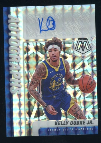 2020-21 Mosaic Autographs Mosaic Kelly Oubre Jr Warriors AUTO