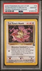 2000 Pokemon League Black Star Promo - Team Rockets Meowth #18 PSA 10