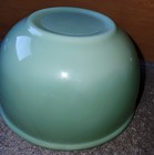 Jadeite green vintage rolled rim small bowl 6" unmarked 1950s nice — photo 10