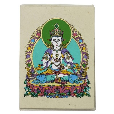 Grußkarte Postkarte handmade natural recycled Paper Vajrasattva