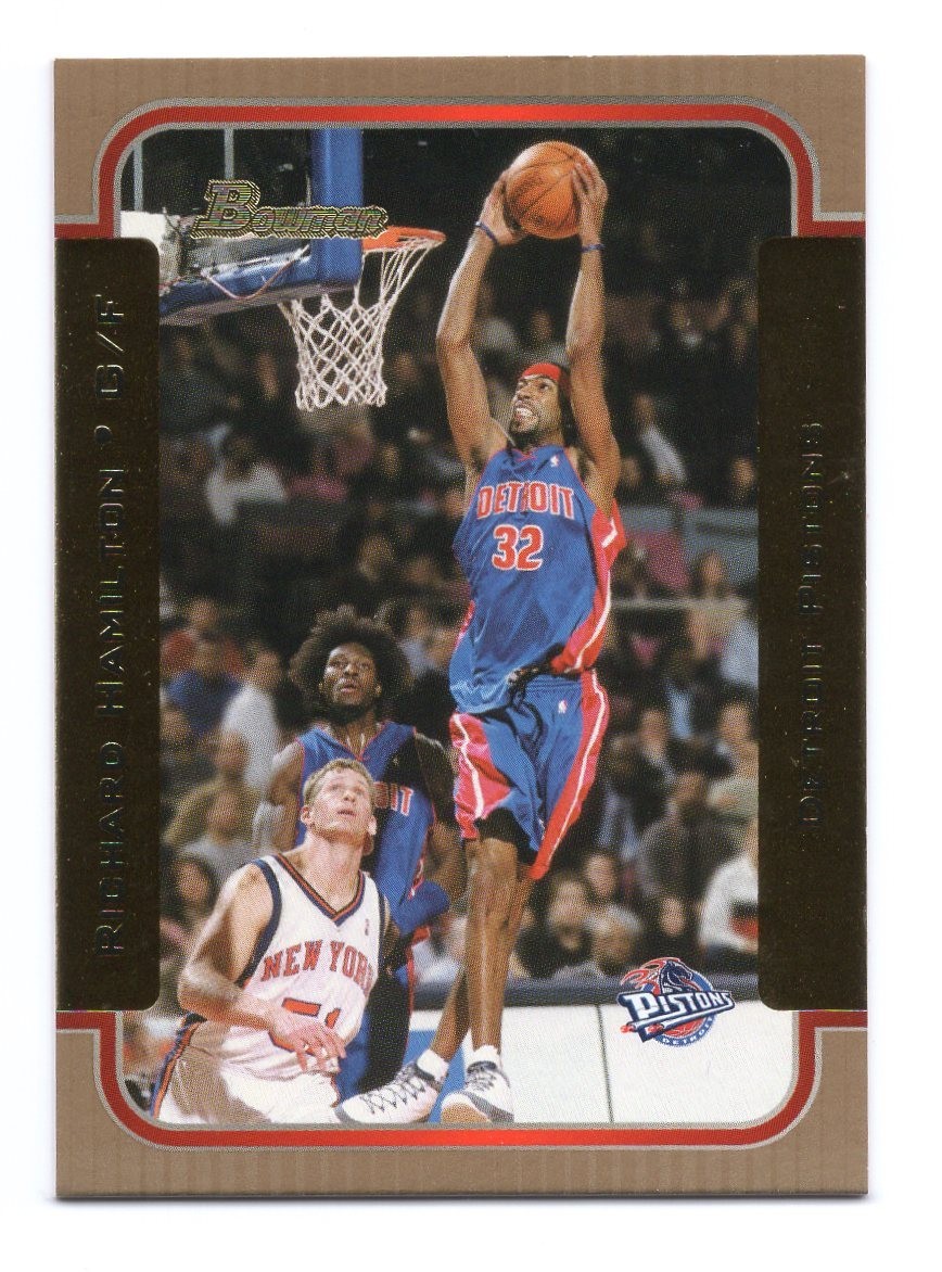 2003-04 Bowman Gold #21 Richard Hamilton